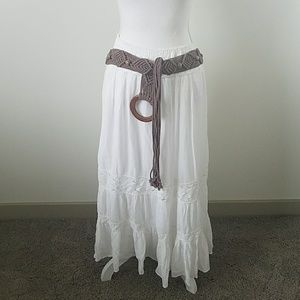 Ashley Stewart white maxi